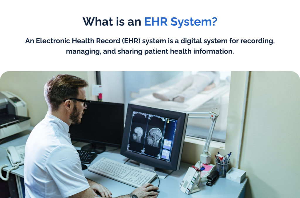 What is an EHR system?